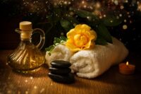 Teilkörper Aroma-Öl-Massage