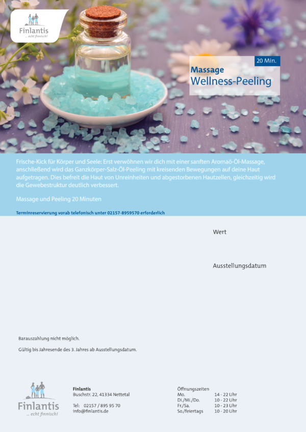 Wellness-Peeling 20